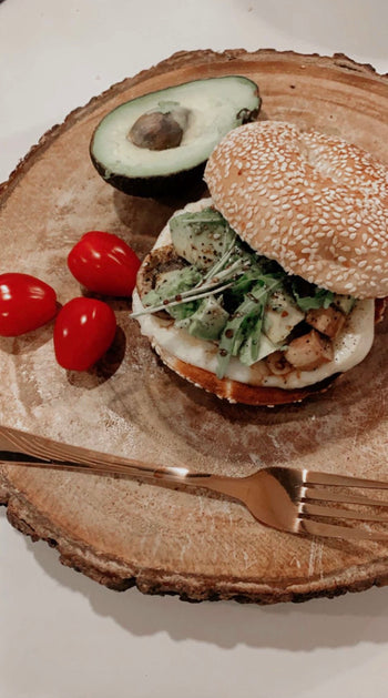 Vegetarian Halloumi Cheese Burger