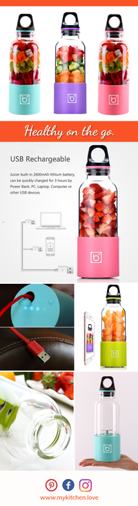 Exclusive Portable Electric Blender and Juicer