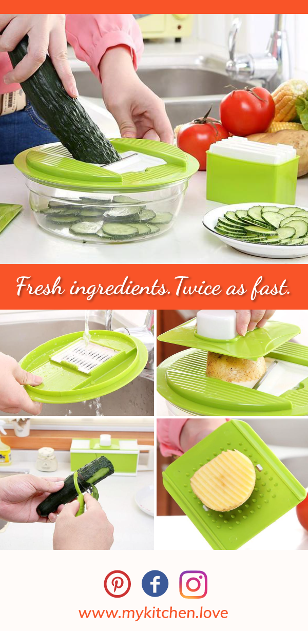 Essential 5-in-1 Vegetable Shredder