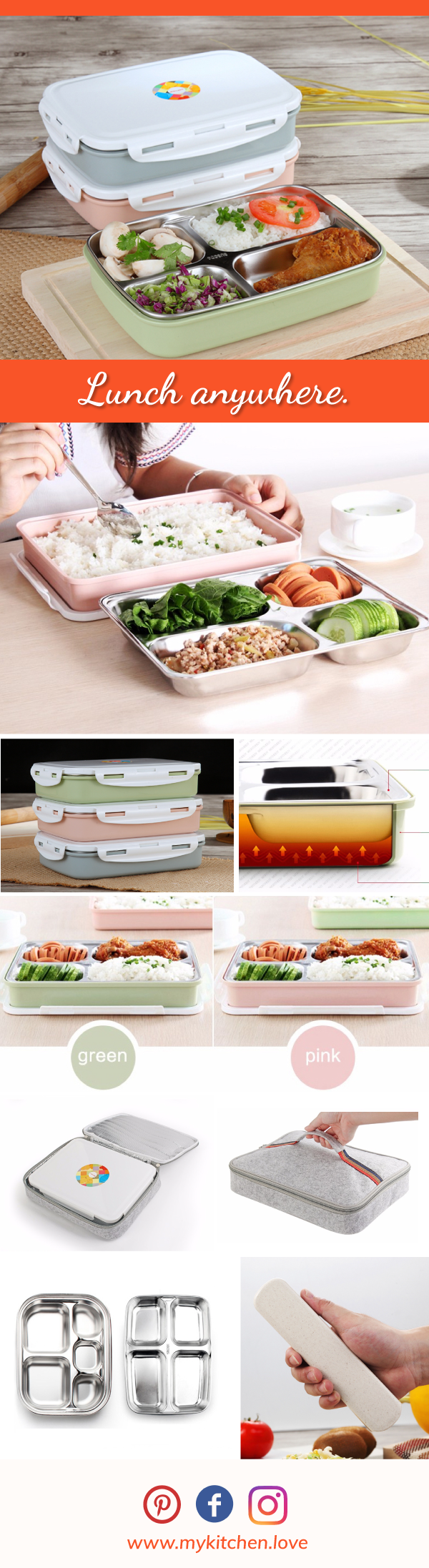 Exclusive Steel Lunch Containers