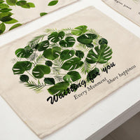 Premium Green Leaf Linen Collection