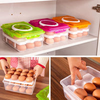 Deluxe Double Layered Egg Container