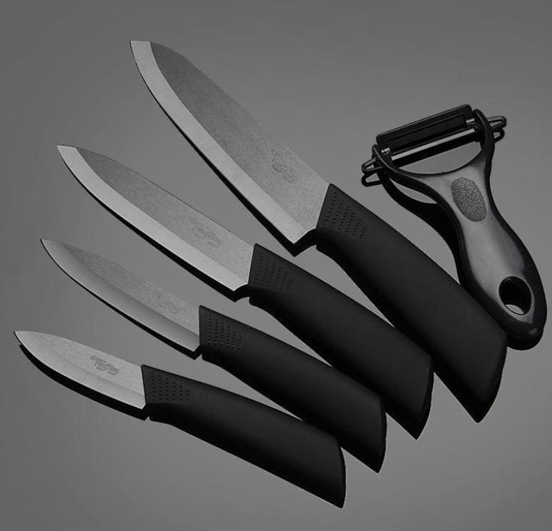 Premium Black Ceramic Knife Set